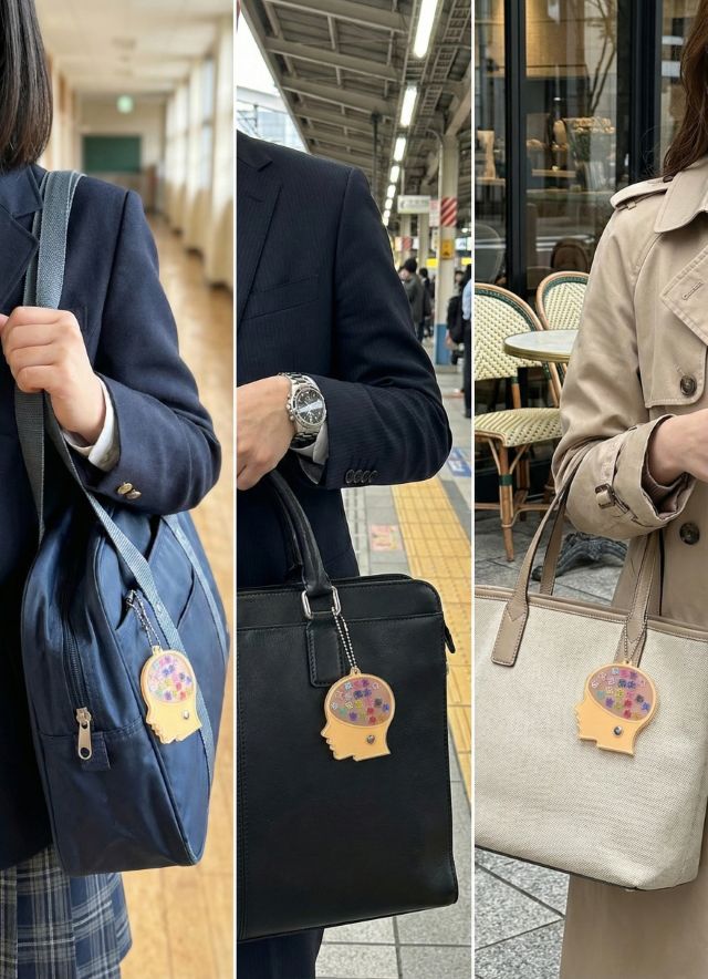 バッグに付ける