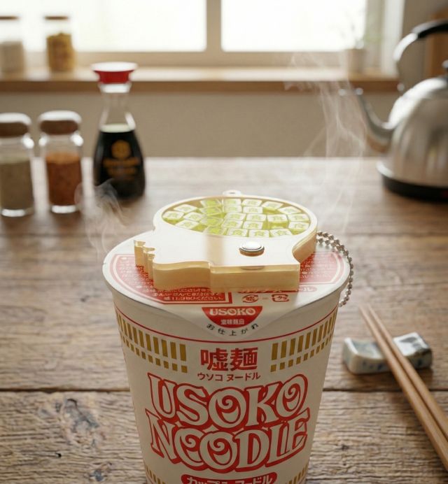 カップラーメンの重し